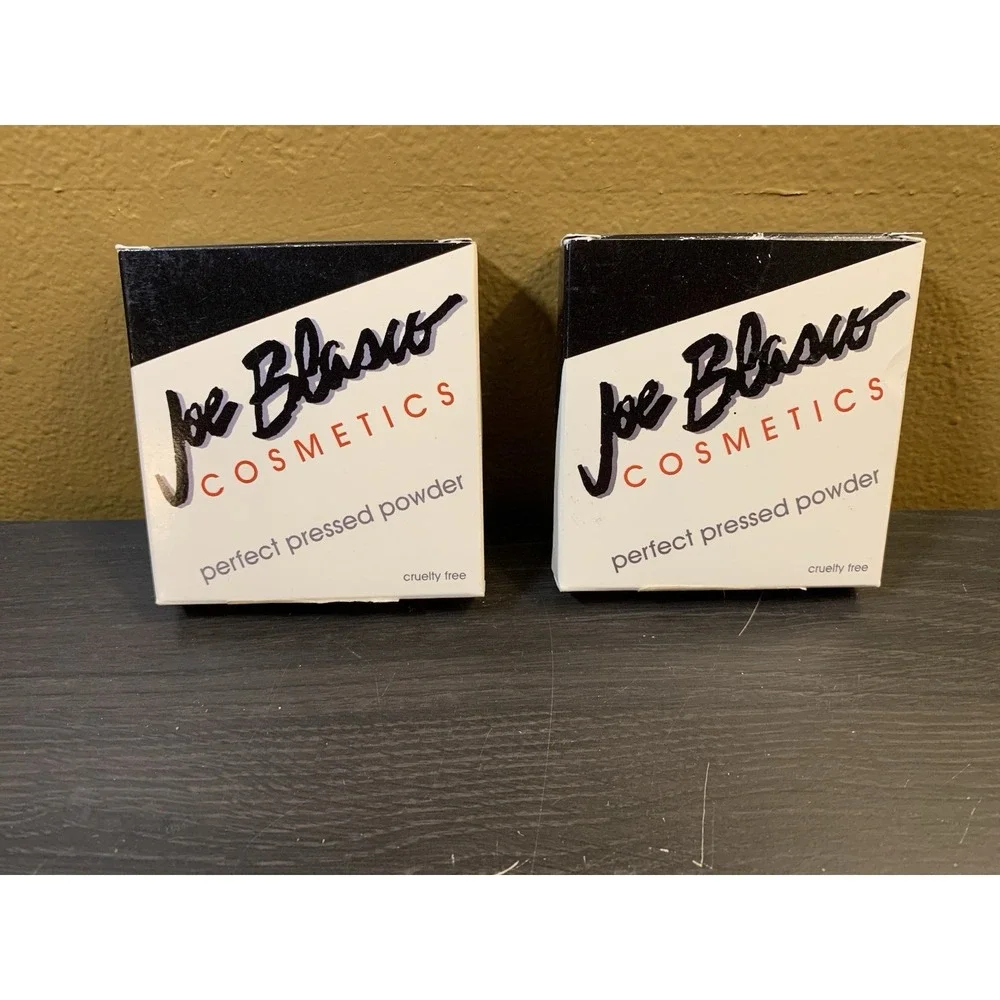 Joe Blasco Perfect Pressed Powder Set Of 2 - Ebony Finish .635‎ oz